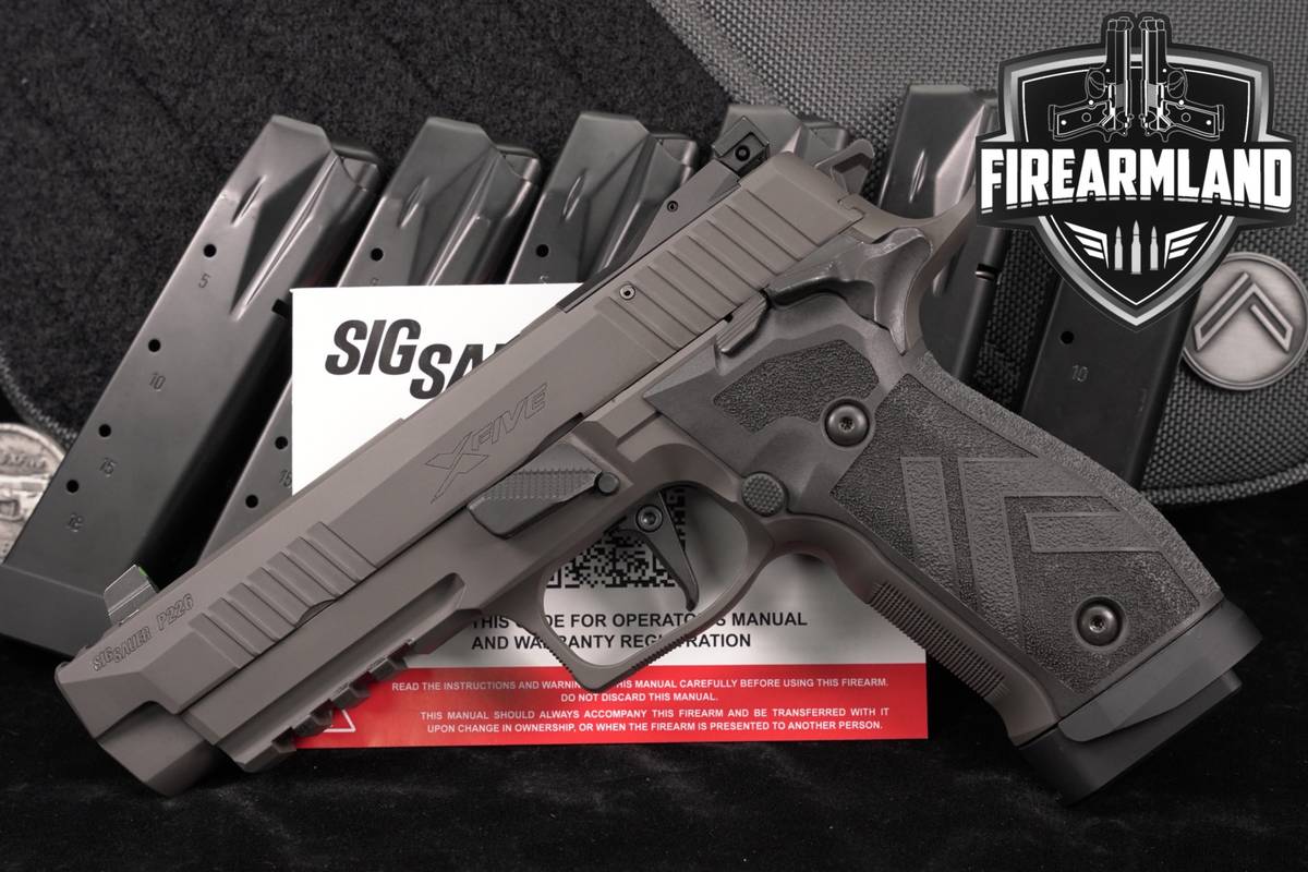 Sig Sauer P226 XFIVE Legion Custom Works 9mm P-226 +7 MAGS & ORIG BOX