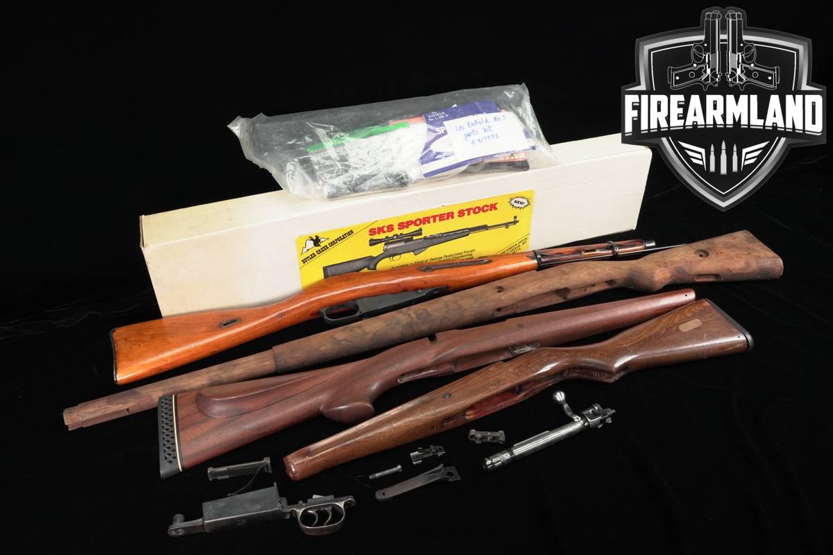 SIX (6) Milsurp Rifle Stock Stocks Lee-Enfield Mauser Mosin SKS Arisaka