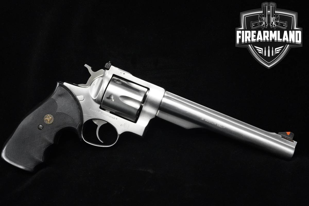 1988 Ruger Redhawk 41 Rem Magnum 7.5" Brushed Stainless Ruger-Redhawk DA/SA