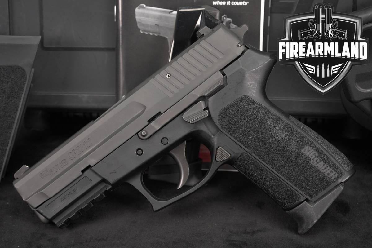 Sig Sauer SP2022 9mm 3.7 SP 2022 +2 MAGS, ORIG CASE, HOLSTER
