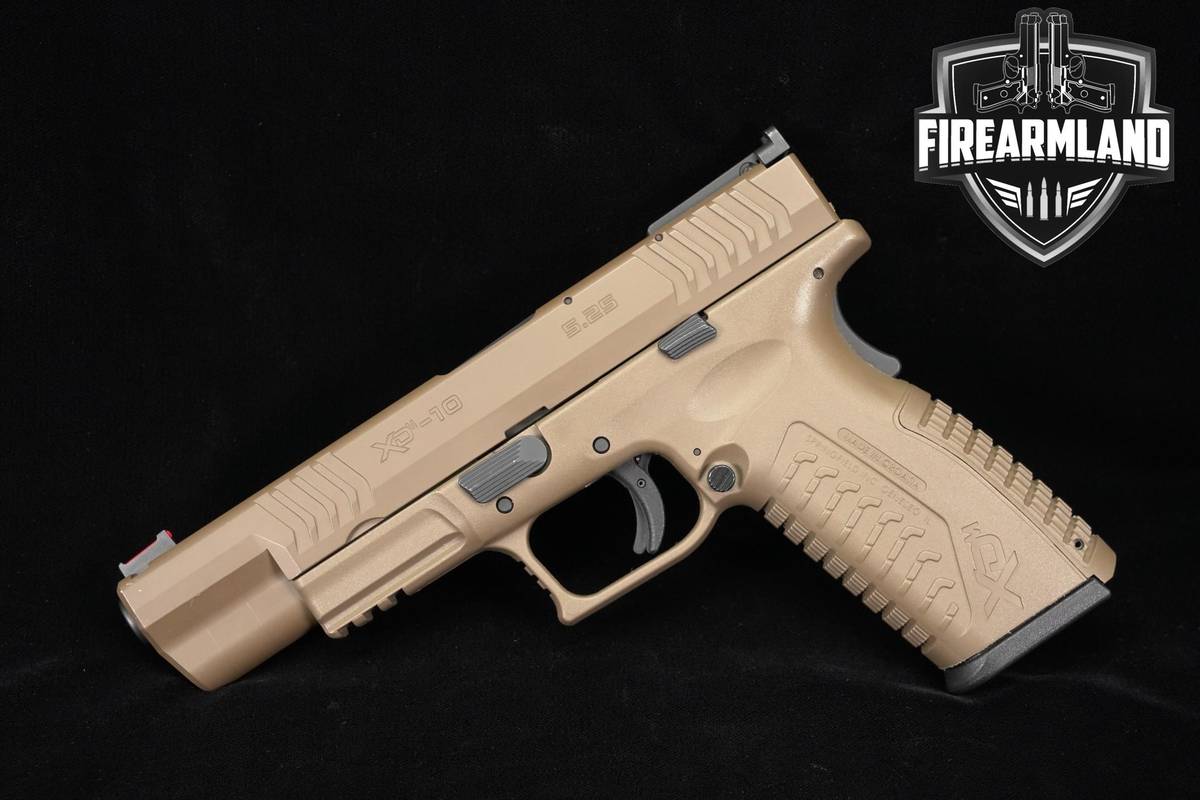 Springfield Armory XDM-10 5.25 10mm 5.25" FDE XDM10 +3 MAGS & ORIG CASE