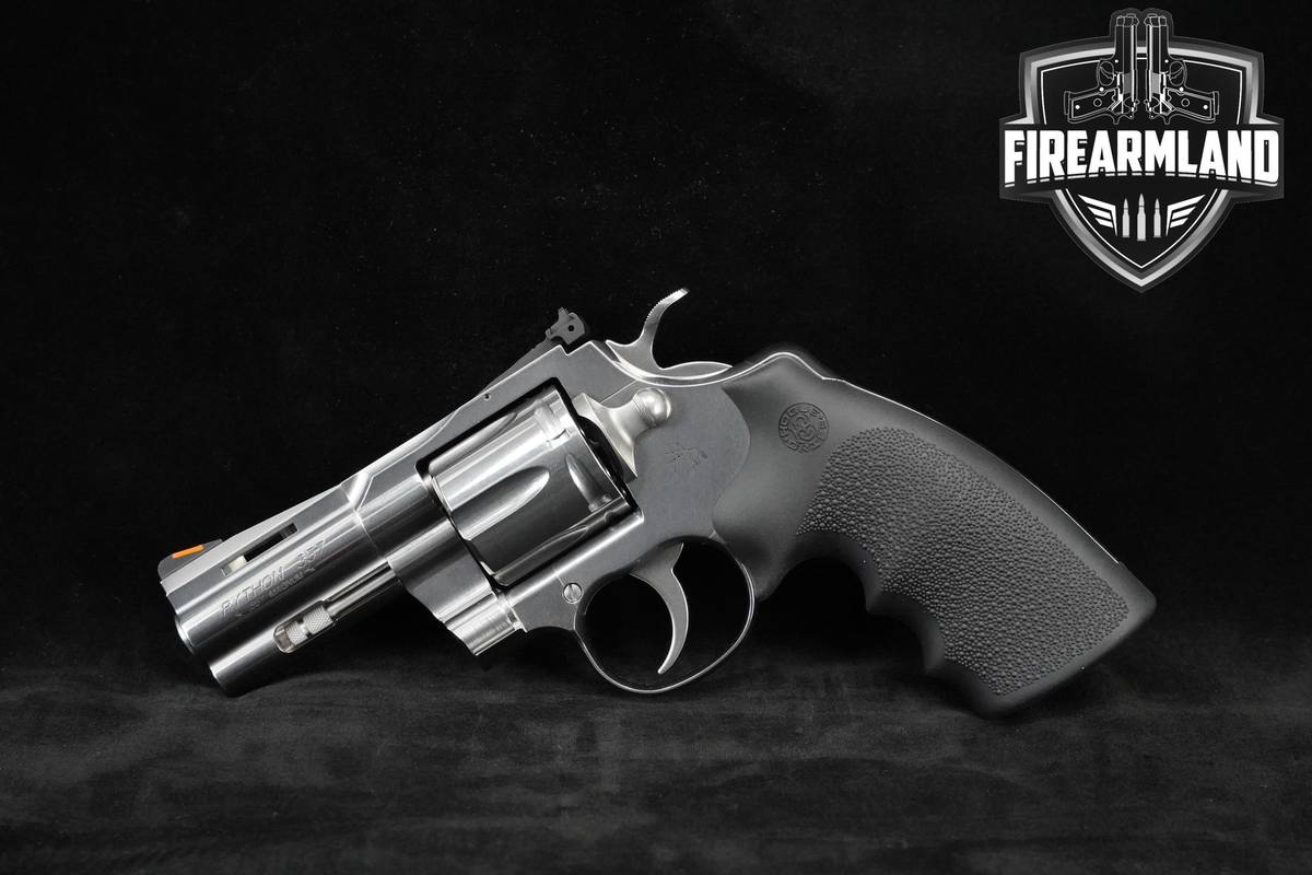 SNUB-NOSE Colt Python 357-Magnum 3" Stainless Colt-Python OG-CASE