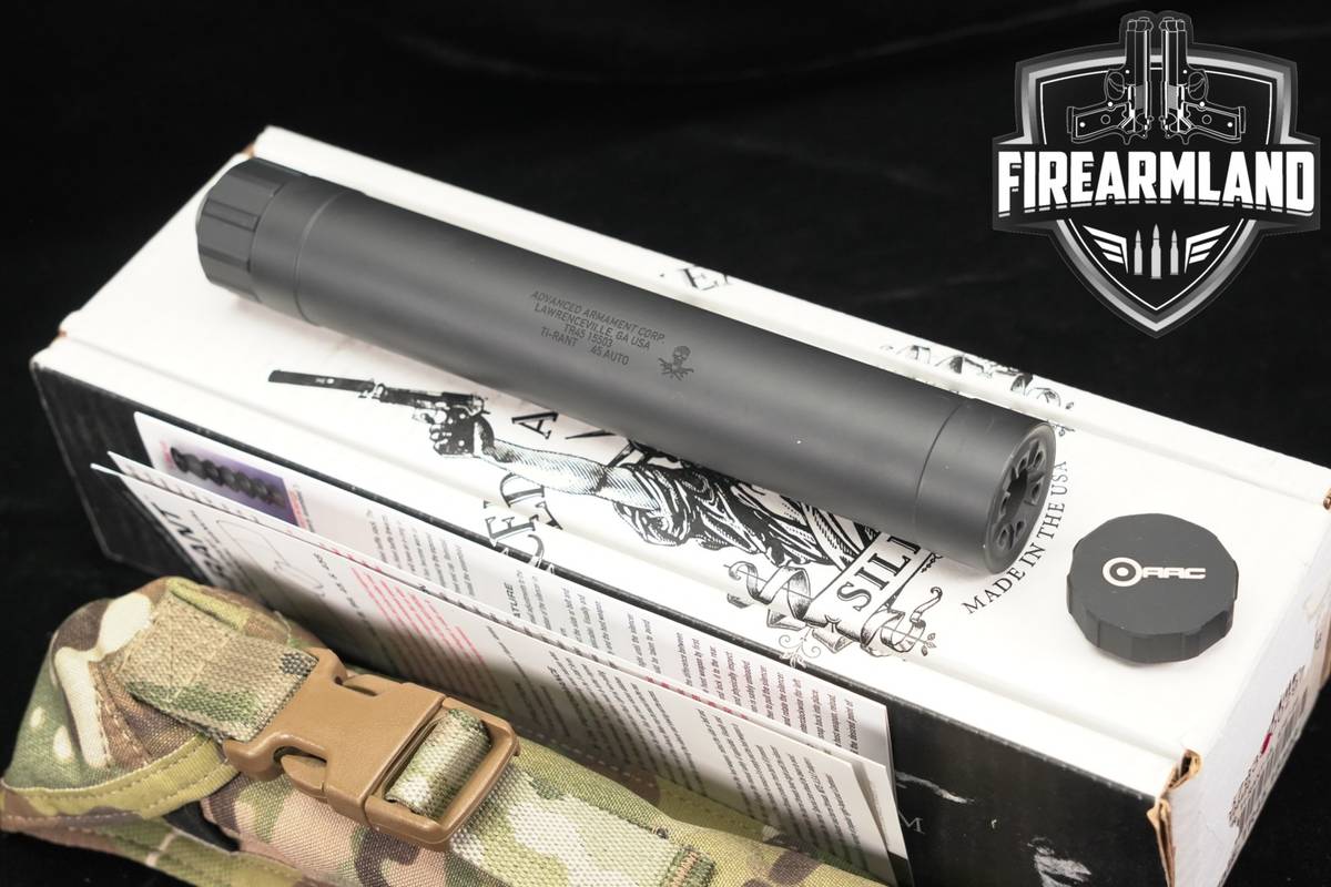 NFA Suppressor Advanced Armament Corp. TI-RANT .45 Auto TiRant Silencer