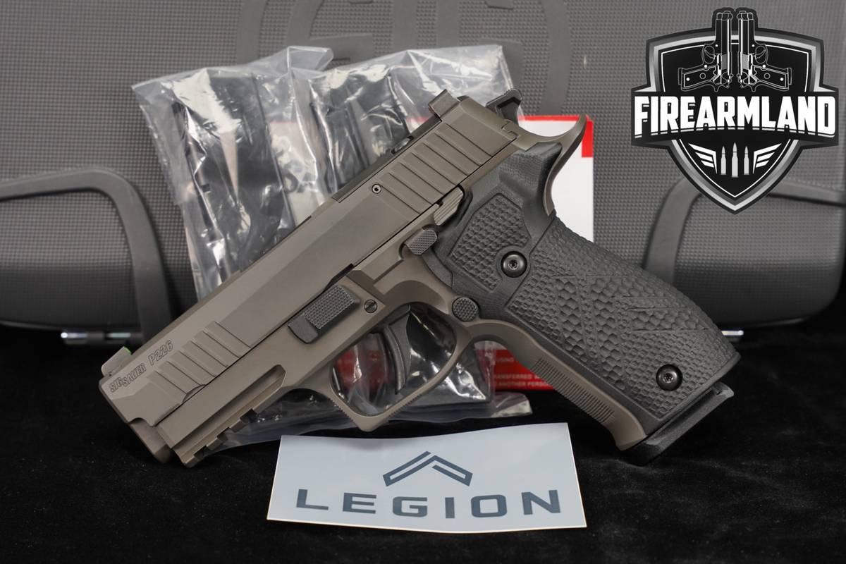 Sig Sauer P226 X-Series Legion Carry 9mm DA/SA P 226 +3 MAGS, ORIG CASE