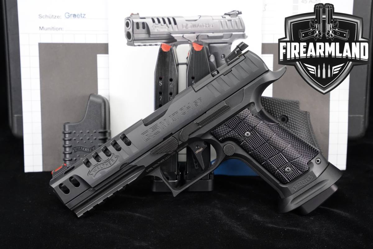 Walther Q5 Match SF Pro 9mm Optics-Ready +3 MAGS & ORIG CASE