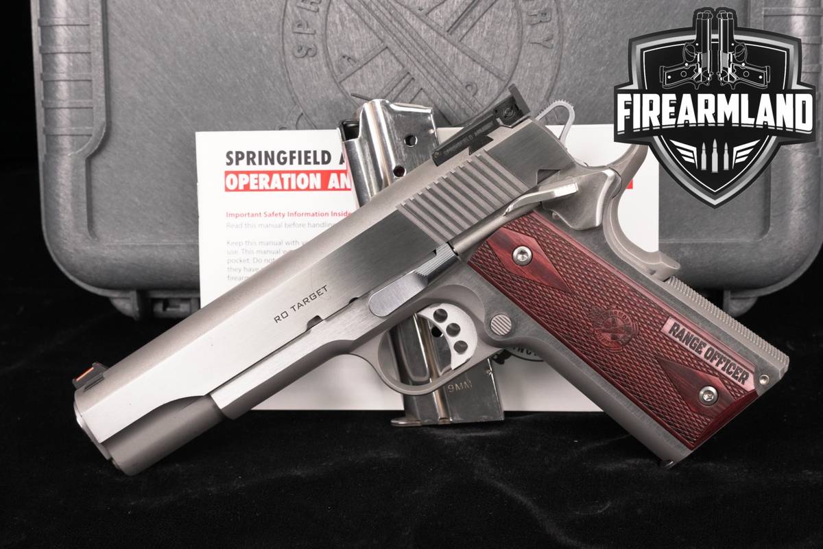 Springfield Armory 1911 Range Officer Target 9mm 5" +2 MAGS & ORIG CASE