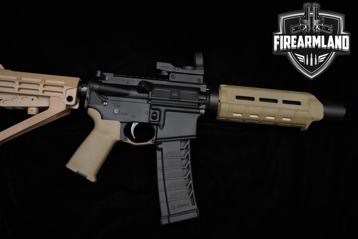Palmetto State Armory (PSA) PA-15 22LR AR-15 AR15 AR 9" PSA +3 MAGS & OPTIC