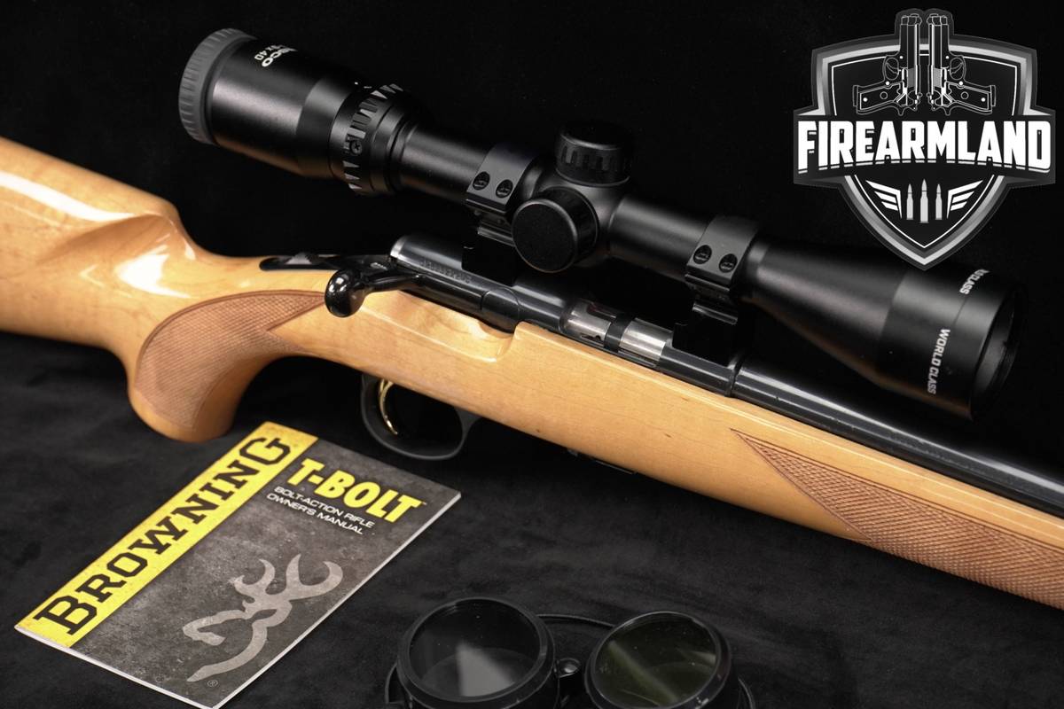 Browning T-Bolt Sporter 22LR 22" Blued & Hardwood TBOLT +TASCO SCOPE