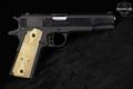 Rock Island Armory (RIA) M1911-A1 FS Hybrid/parts-assembled; Colt MK IV Series 80 Government Model slide .45 ACP Two-Tone Blued & Parkerized in Fair Condition Image 4