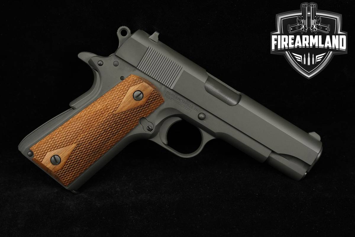 Tisas 1911 A1 Tank Commander 9mm Grey ORIG CASE
