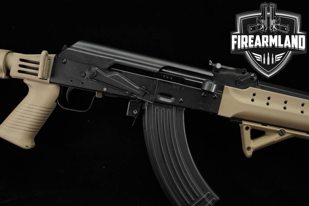 Izhmash Saiga 7.62x39 Sporter 16" Black & Tan AKM AK-47 AK47 TAPCO +3 MAGS