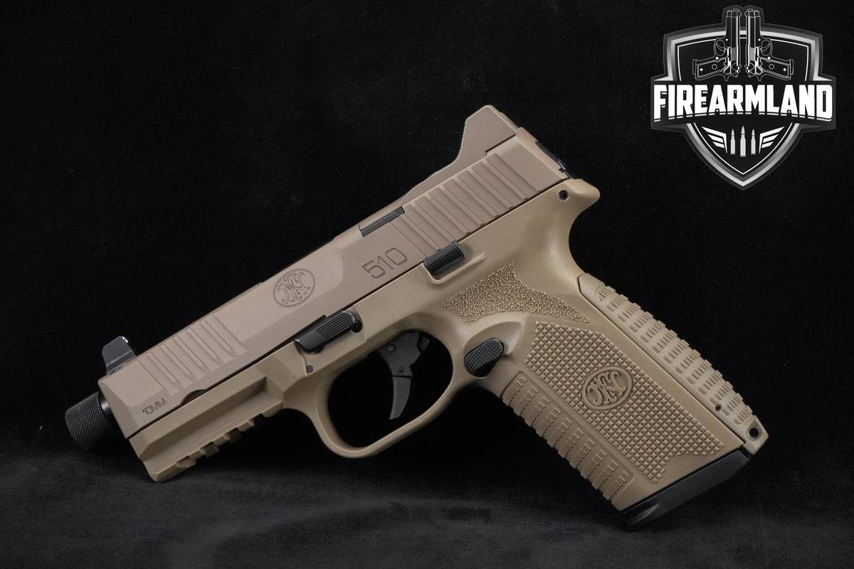 FN Model 510 Tactical 10mm 4.71" FDE FN 510 FN510 +6 MAGS & ORIG BOX