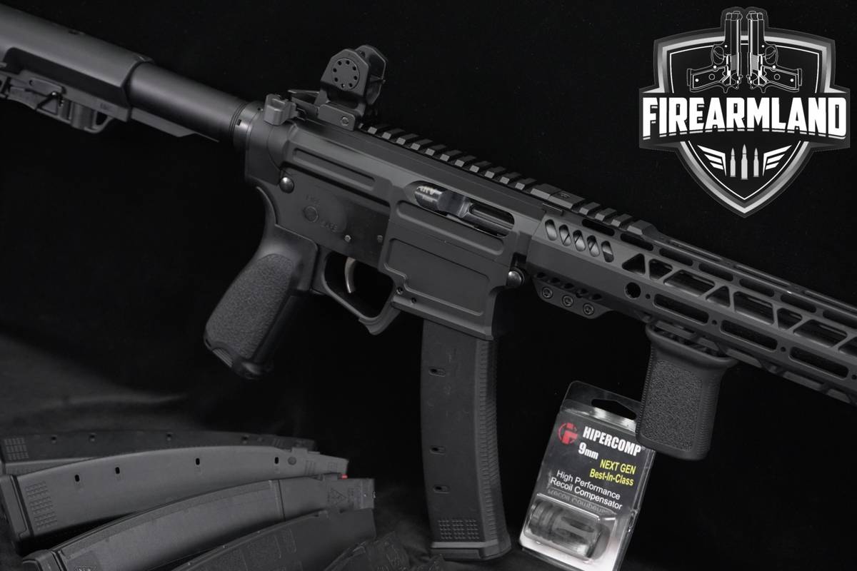 Palmetto State Armory PSA AR-V 9mm CZ EVO Compatible Ported +7 MAGS +VGRIP