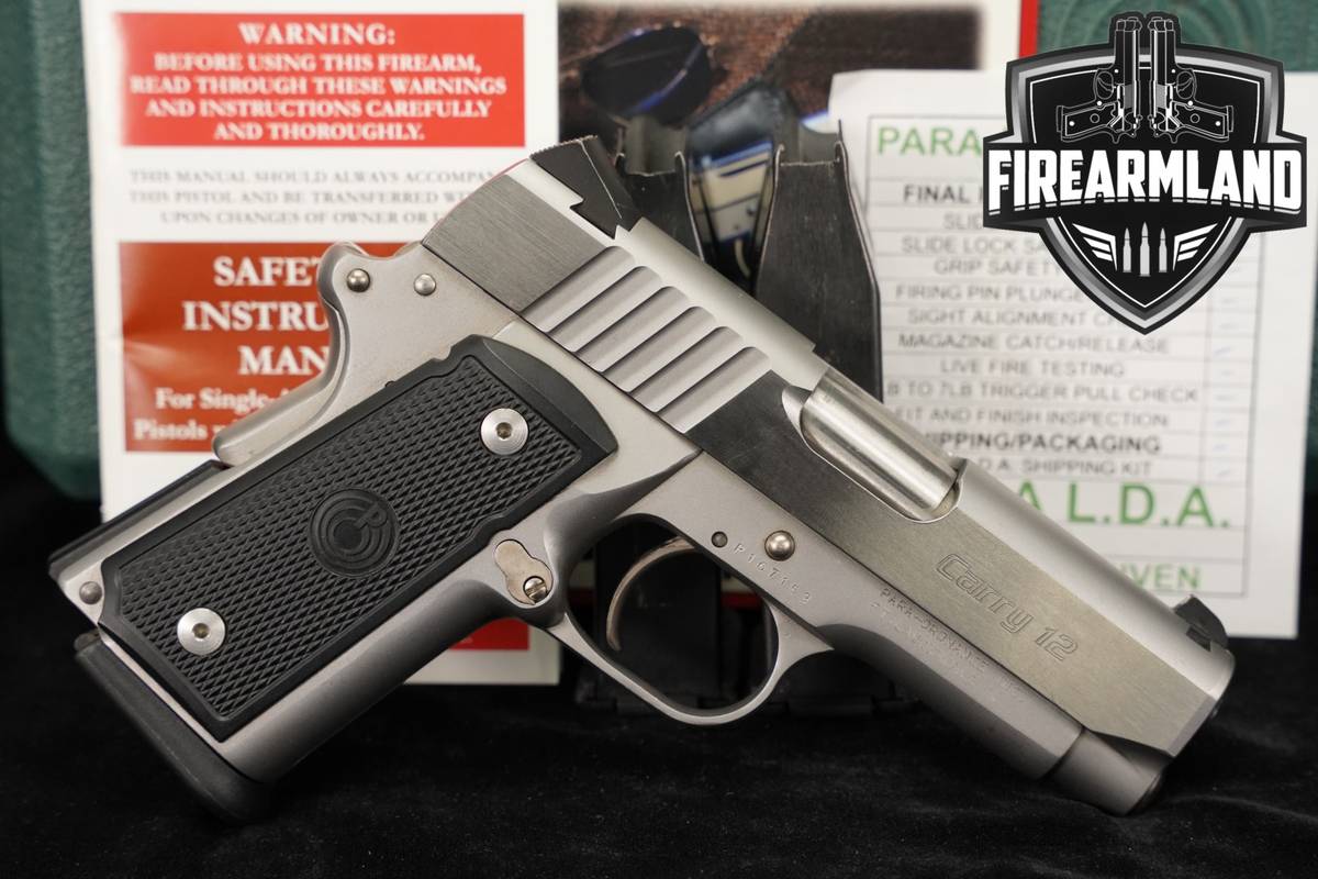 Para Ordnance Carry 12 LDA 45 ACP 1911 LE Carry12 CANADA +3 MAGS, ORIG CASE