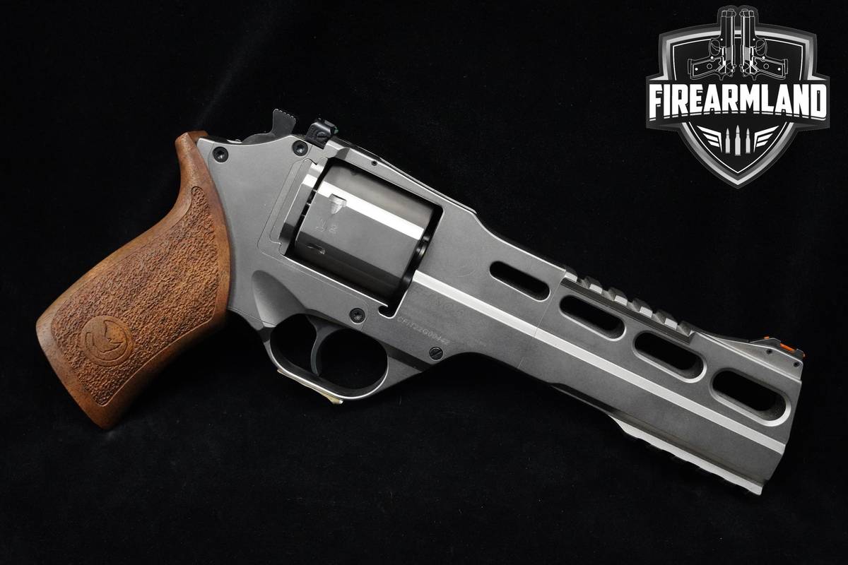 Chiappa Firearms Rhino 60DS SAO 357 Magnum 6" NICKEL Plated +ORIG CASE