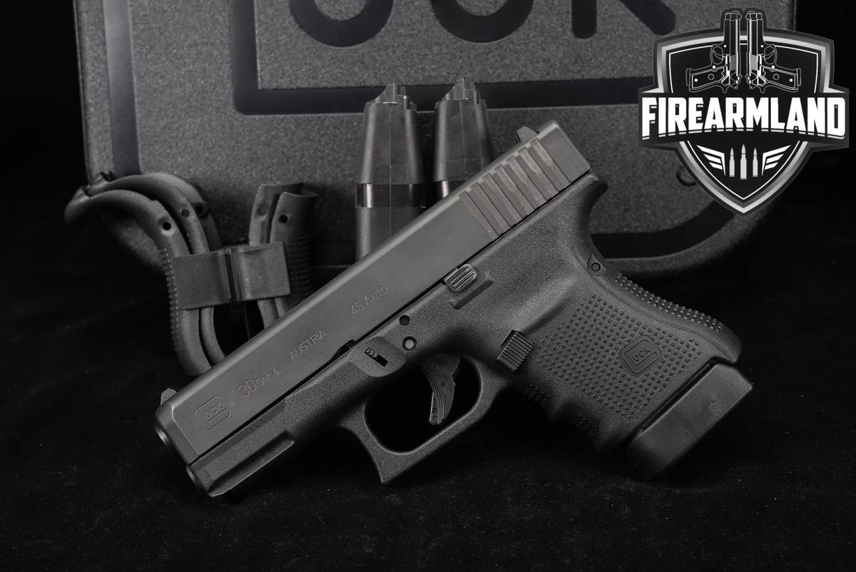 Glock 30 Gen4 G30 Gen 4 45 ACP 3.78" +3 MAGS & ORIG CASE