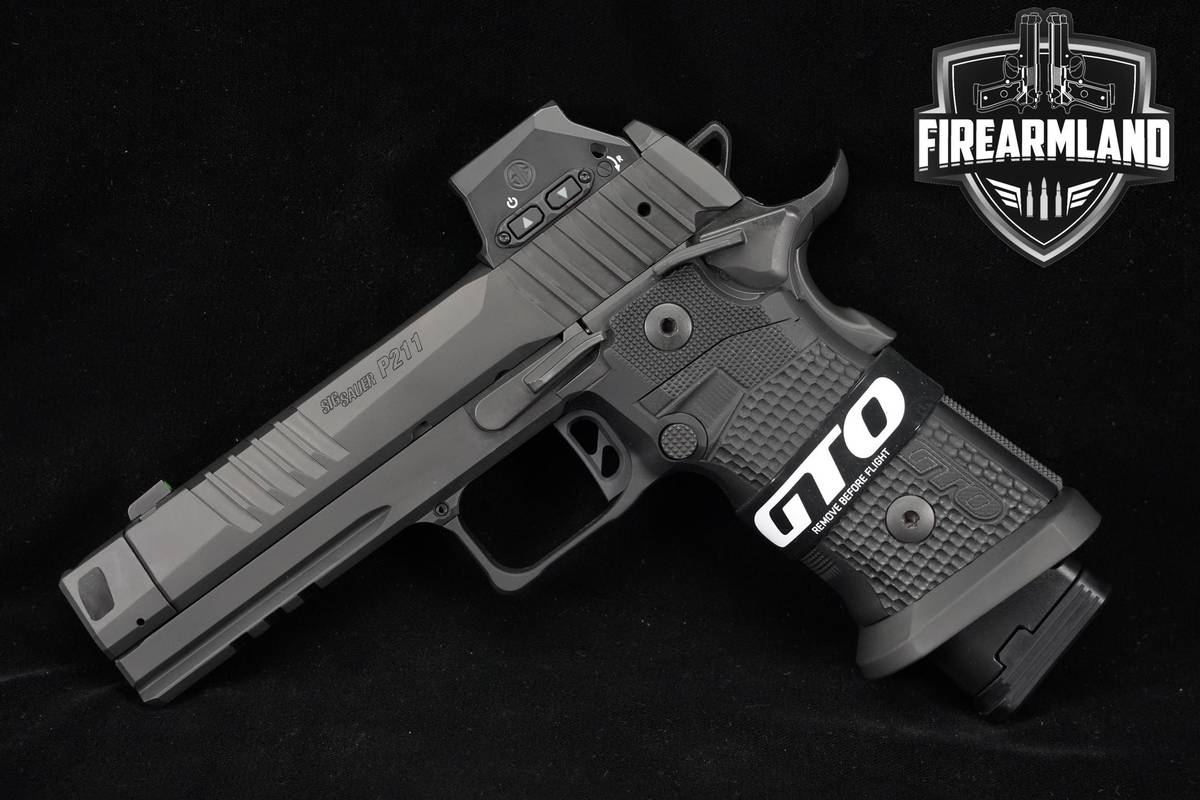 2025 Sig Sauer P211 GTO 9mm 1911 4.4" +3 MAGS, ORIG CASE & OPTIC