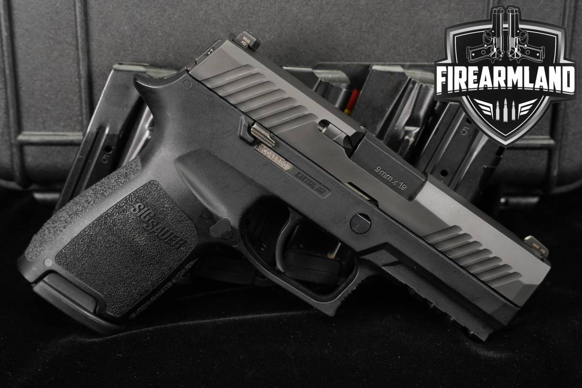 Sig Sauer P320 Compact 9mm Luger Two-Tone Gray & Black in Good Condition
