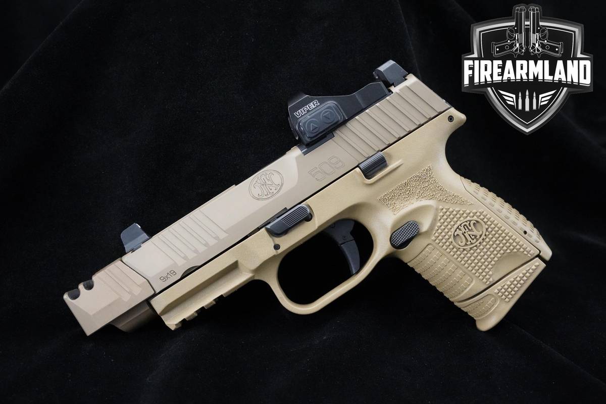 FN 509 Compact Tactical PMM COMP VORTEX VIPER 9mm 4.32" FDE FN509 ORIG CASE