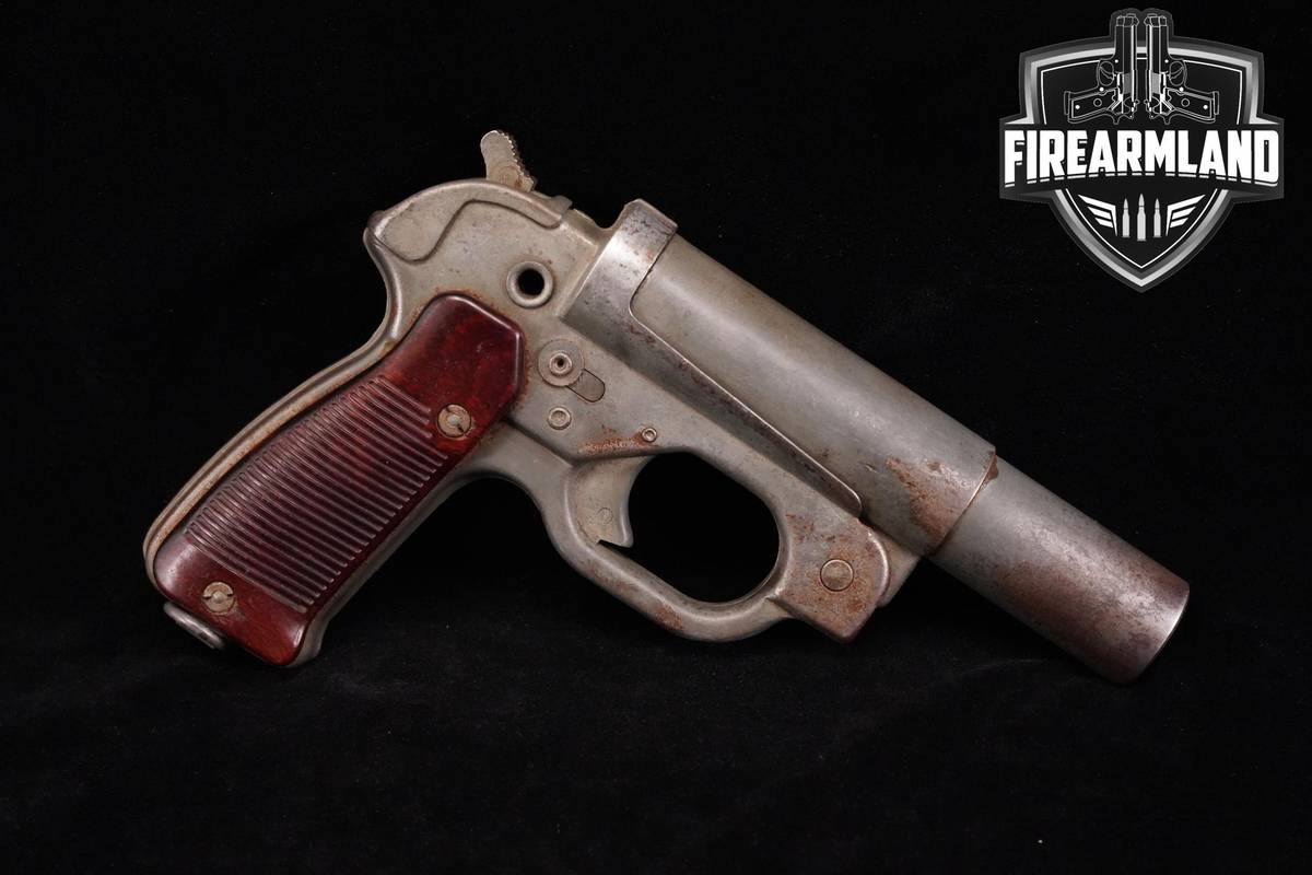 FLARE GUN! Waffenfabrik Hugo Schneider AG Leuchtpistole-42 26.5mm 6" SAO