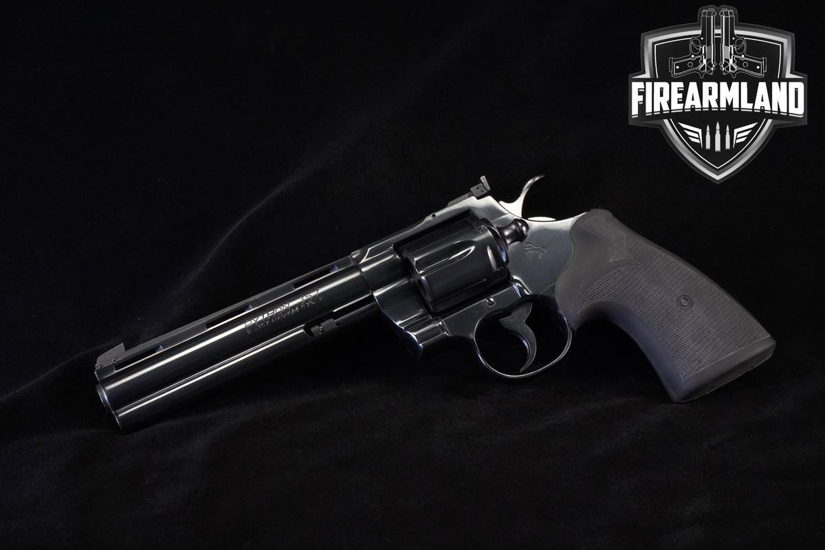 SNAKE-GUN 1978 Colt Python 357-Magnum 6" Blued DA/SA