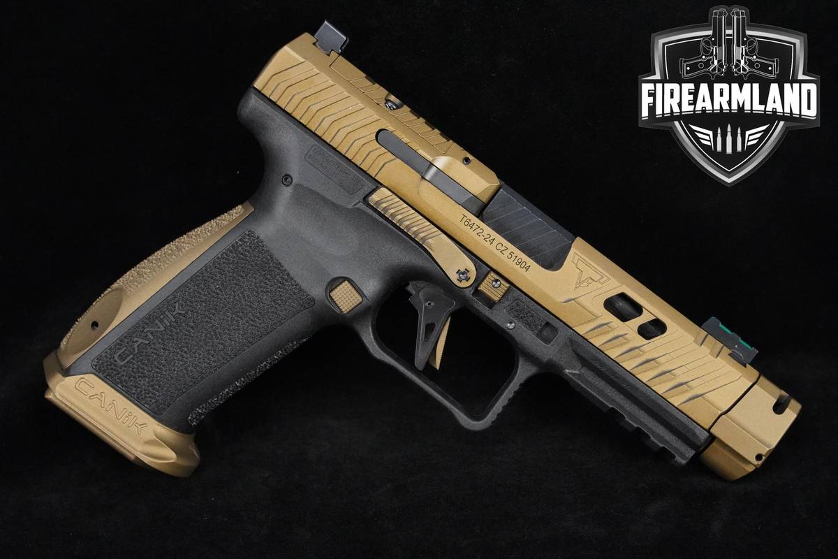MINTY Canik TTI Combat 9mm 4.6" TTI Bronze Canik Combat +2 MAGS & ORIG CASE