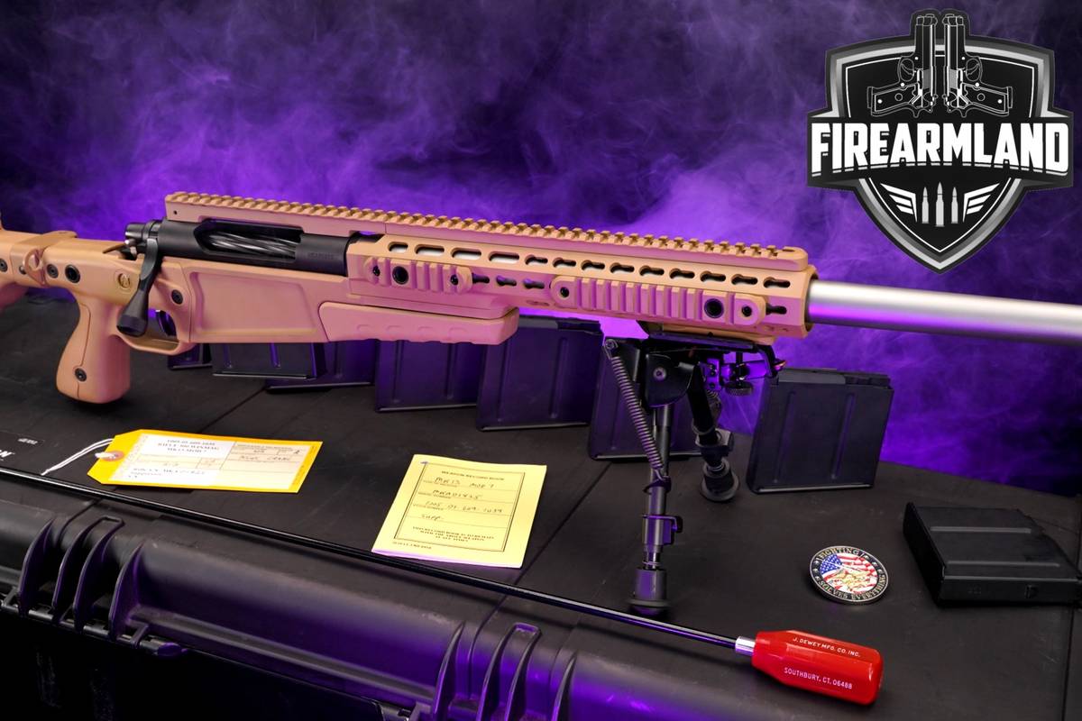 CHRIS HIGGINS CUSTOM Stiller Precision MK13 Mod 7 300 Win Mag CLONE +CASE