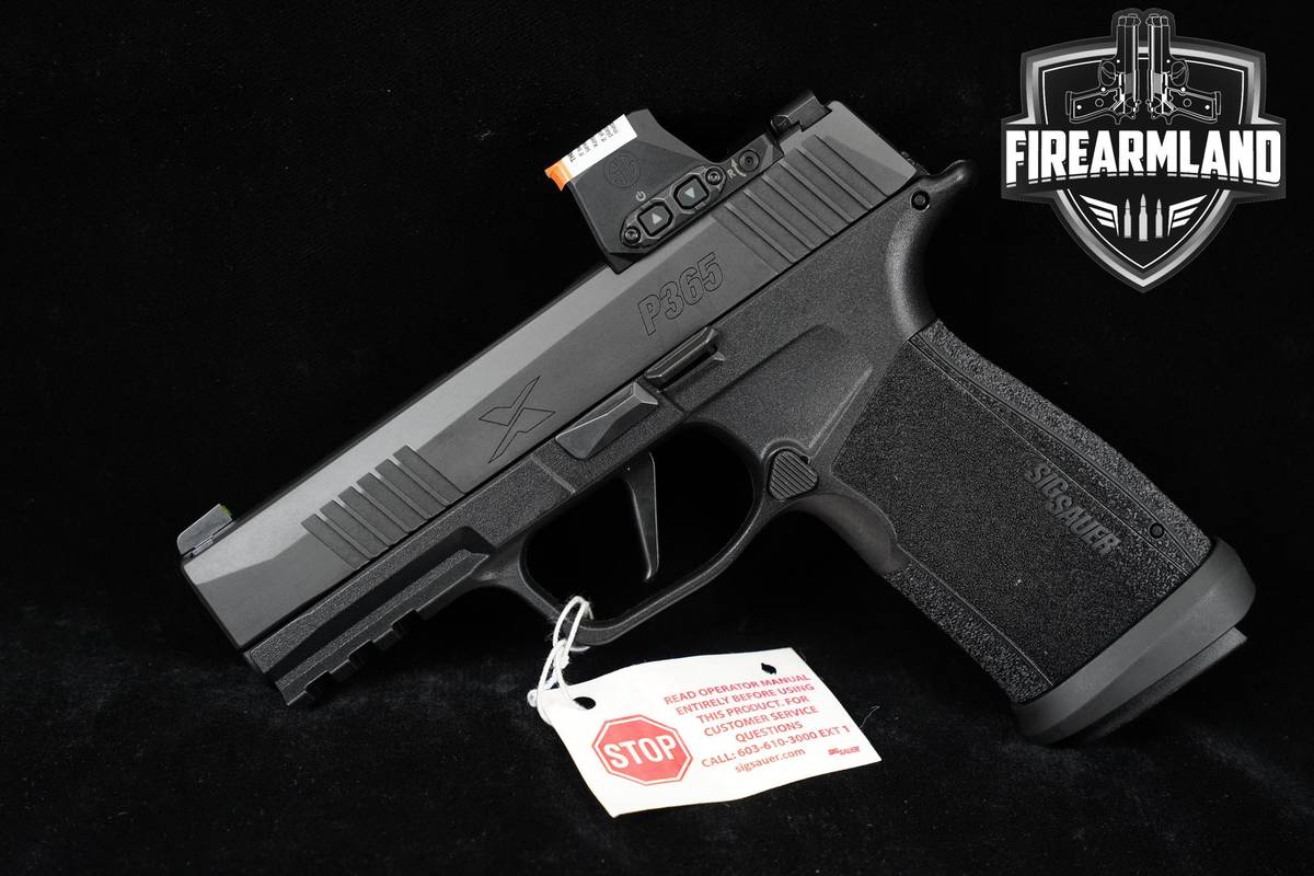 LE OVERRUN Sig Sauer P365 XMacro Agency Vault ROMEO-X 9mm 3.7" +OPTIC