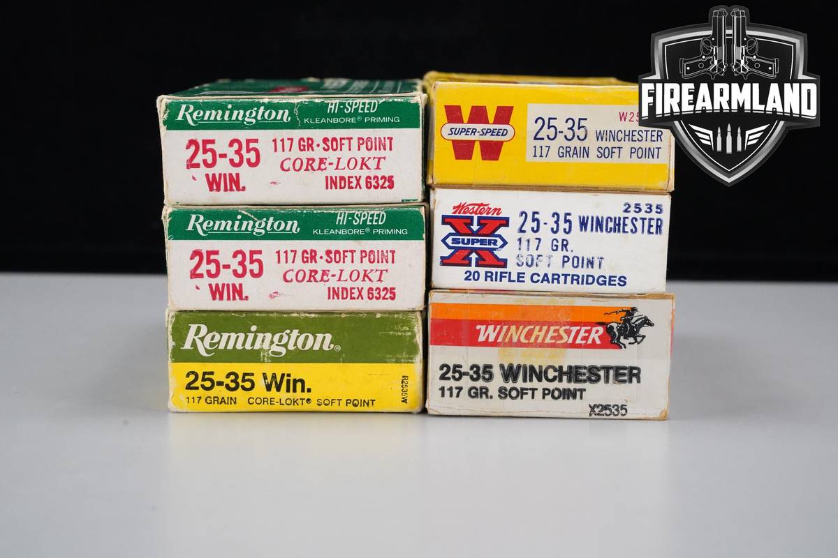 120 RDS! 25-35 Winchester Win Ammo