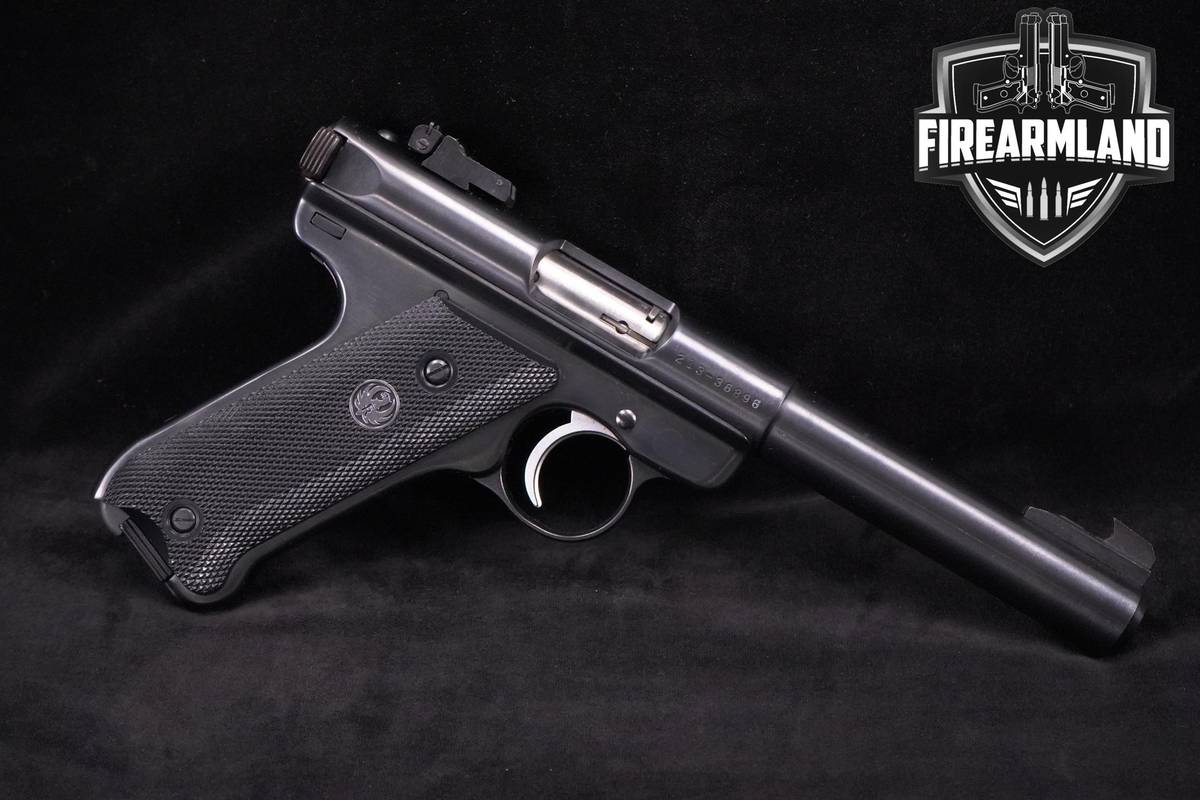 1987 Ruger Mark II Target 22LR 5.5" Blued MK2 MK 2