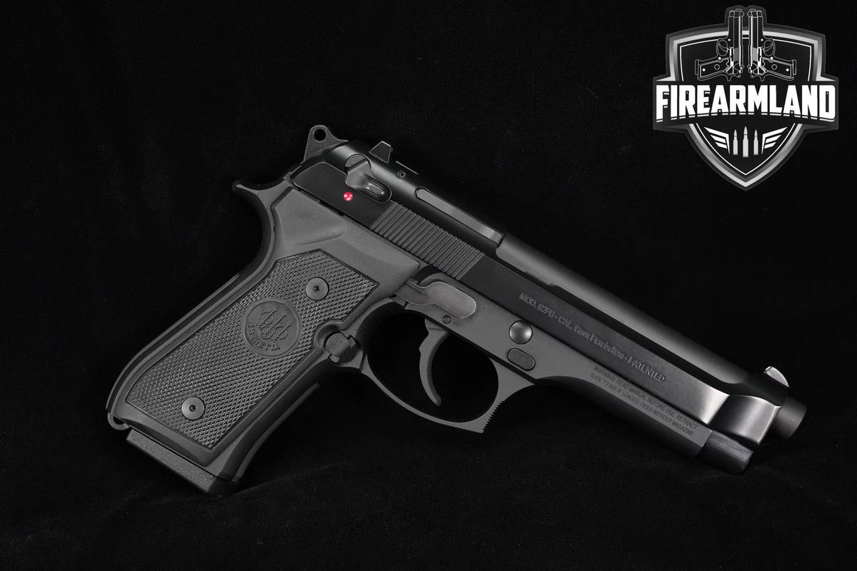 HOME DEFENSE Beretta 92FS 9mm 4.9" Black 92-FS +2 MAGS & ORIG CASE