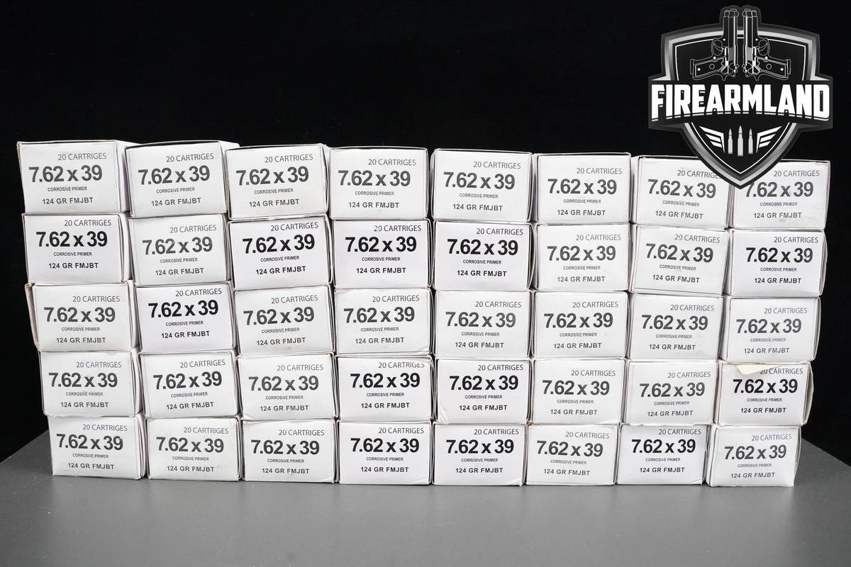 7.62x39 Ammo 762x39 Ammunition 800 ROUNDS