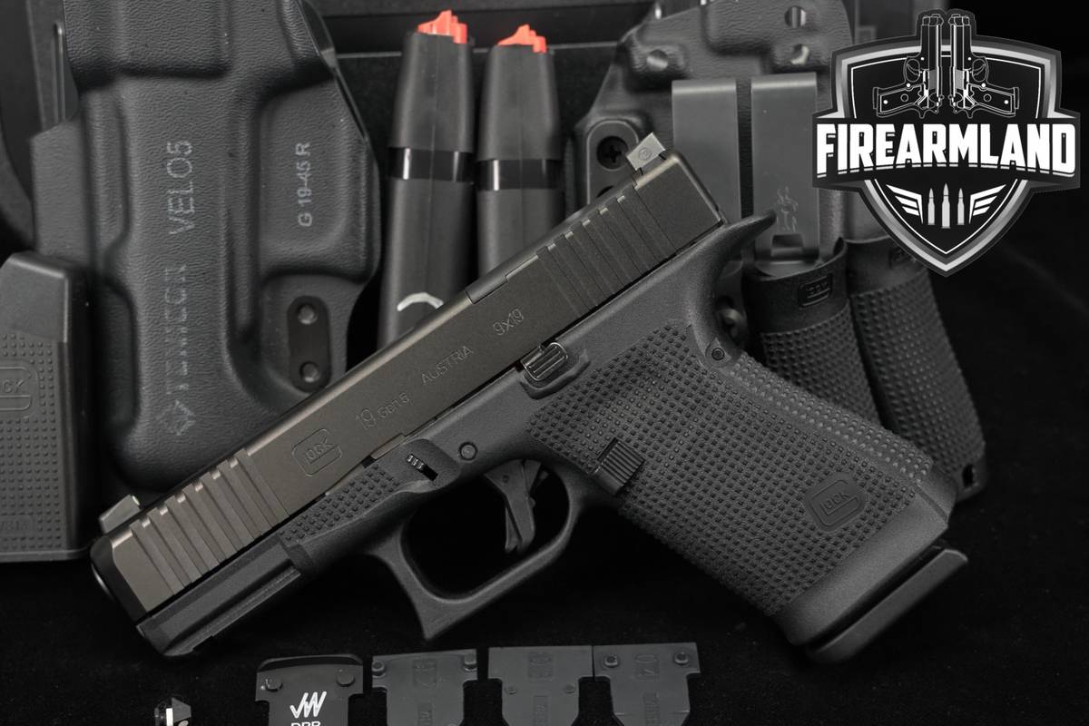 Glock 19 Gen6 MOS G19 9mm Gen 6 4.02"  +3 MAGS, ORIG CASE & HOLSTERS