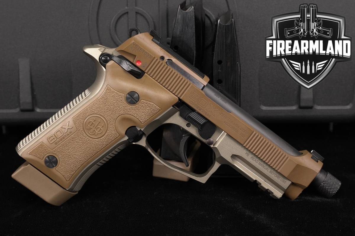 Beretta 80X Cheetah Tactical 380 ACP FDE 80 X DA/SA +3 MAGS & ORIG CASE
