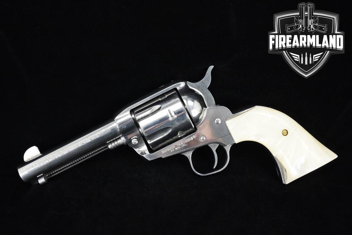 2000 Ruger Vaquero 44 Magnum 4.62 Stainless Steel Ruger-Vaquero +ORIG CASE