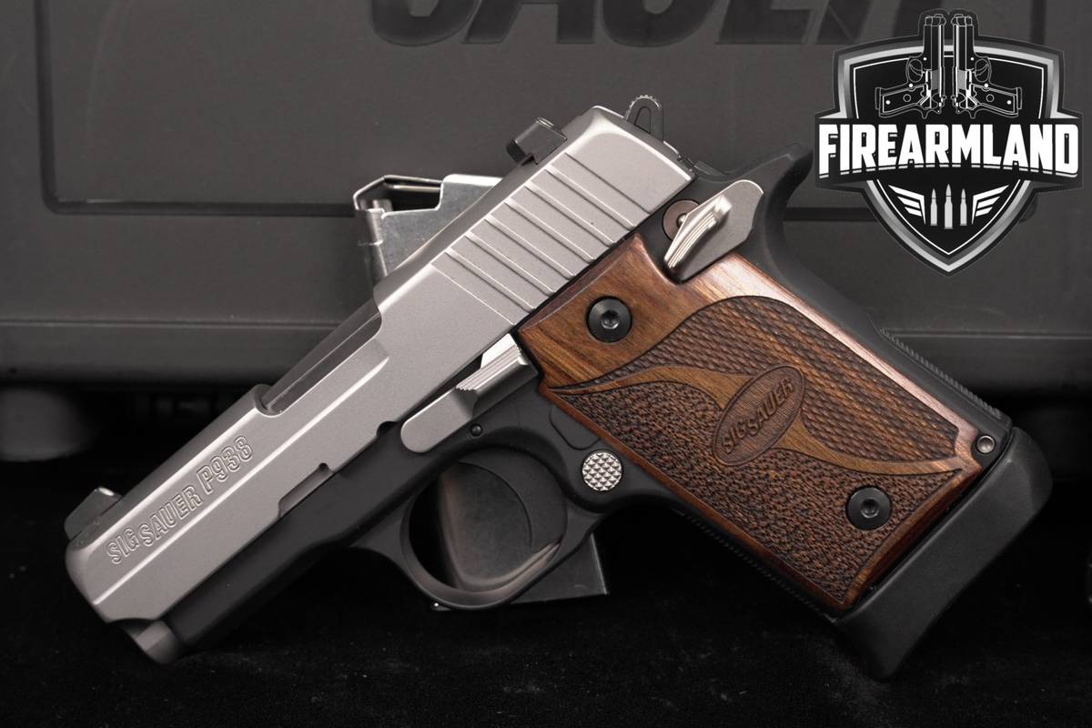 Sig Sauer P938 SAS; Custom Shop; Ambi Safety 9mm P 938 +ORIG CASE