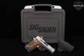 Sig Sauer P938 SAS; Custom Shop; Ambidextrous Safety 9mm Luger Two-Tone Stainless & Black in Very Good Condition Image 2
