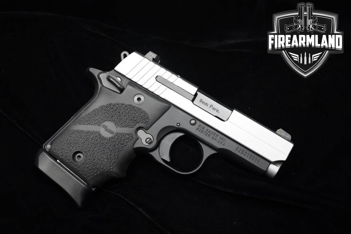 Sig Sauer P938 Two Tone 9mm 1911 3" Sig-Sauer P938 1911 ORIG CASE