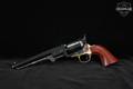 A. Uberti 1851 Navy Richards-Mason Conversion Man With No Name, Snake Inlay .38 Spl. Color Case-Hardened & Blued in Excellent Condition Image 3