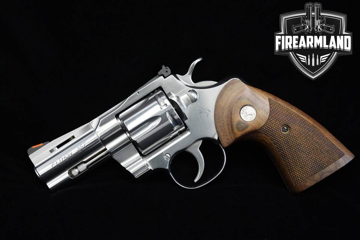 Colt Python 3 Inch 357 Magnum Stainless Steel Colt +ORIG CASE