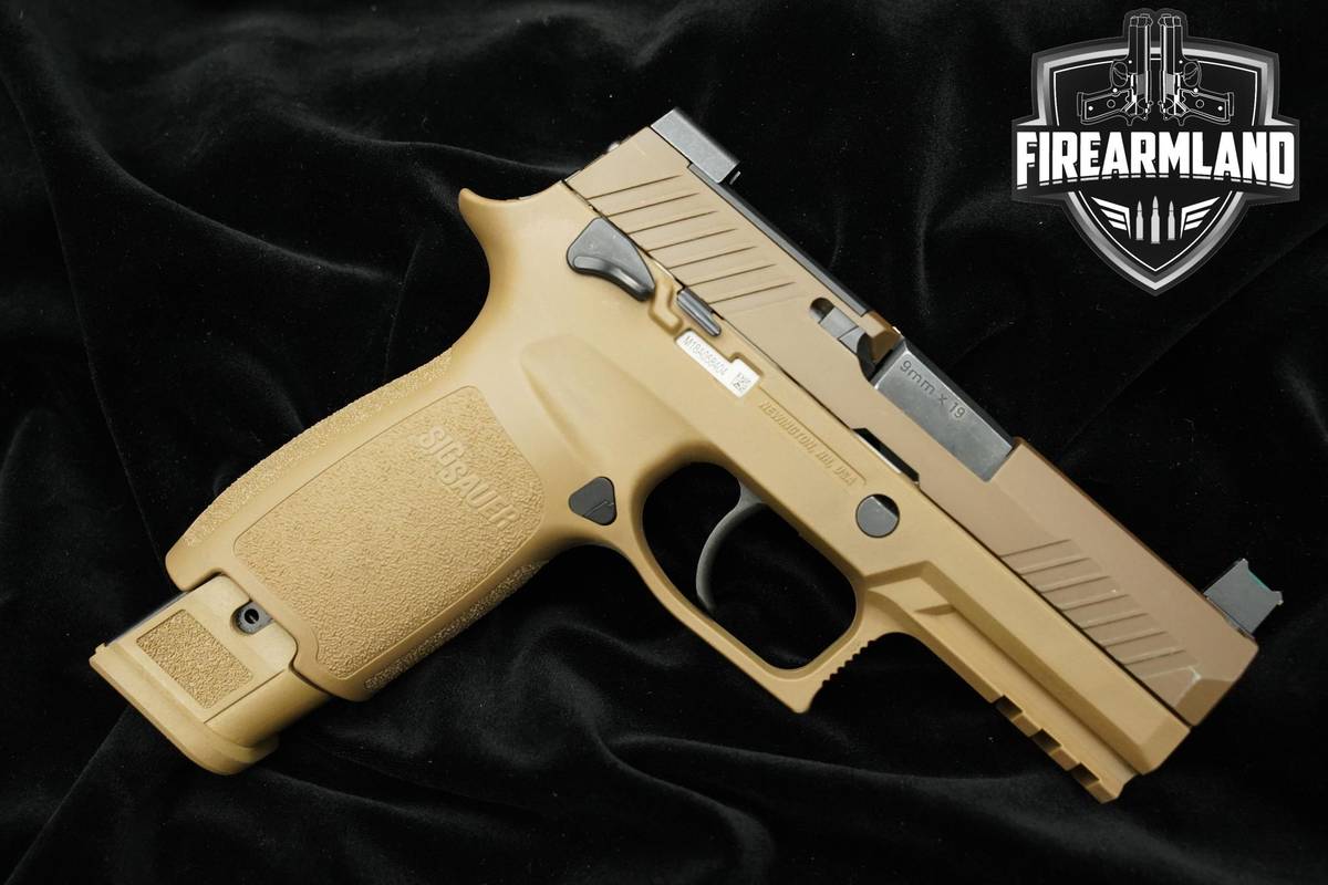 Sig Sauer P320 M18 9mm 3.75" Coyote P320 Sig M18 Sauer +3 MAGS & ORIG CASE