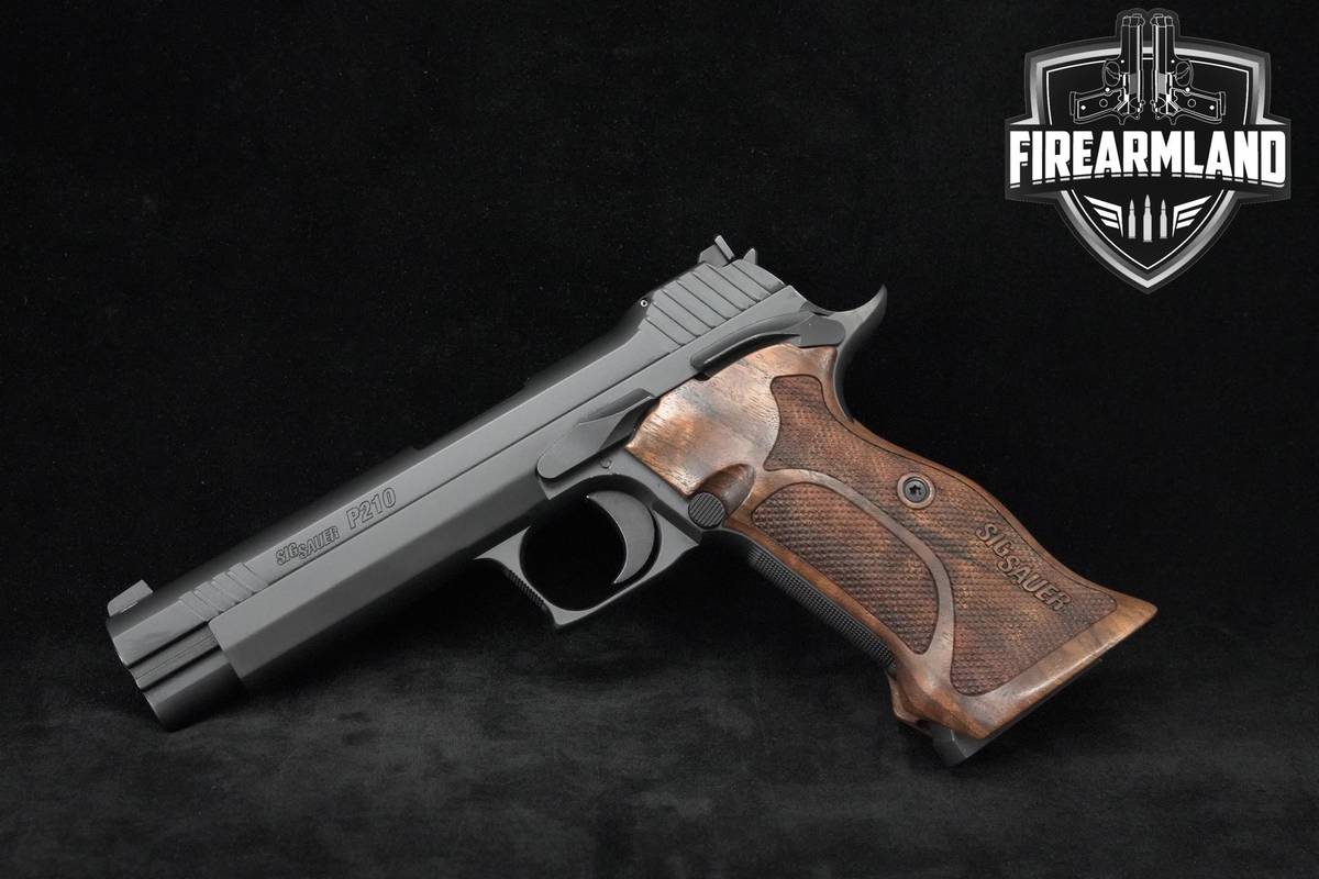 Sig Sauer P210 Target 9mm 5" Nitron Sig-Sauer P210 P-210 3 MAGS & ORIG CASE
