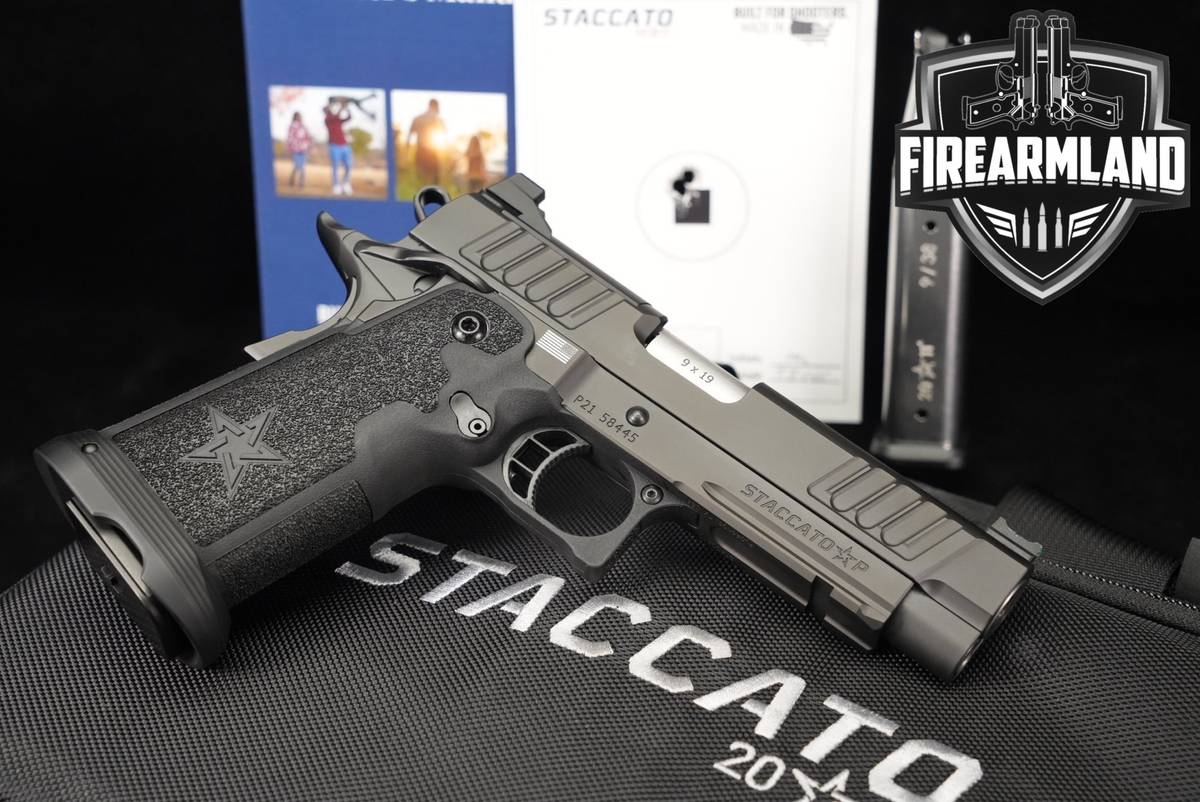 Staccato P 9mm Optics-Ready 4.4" STI 1911 2011 +2 MAGS & ORIG CASE