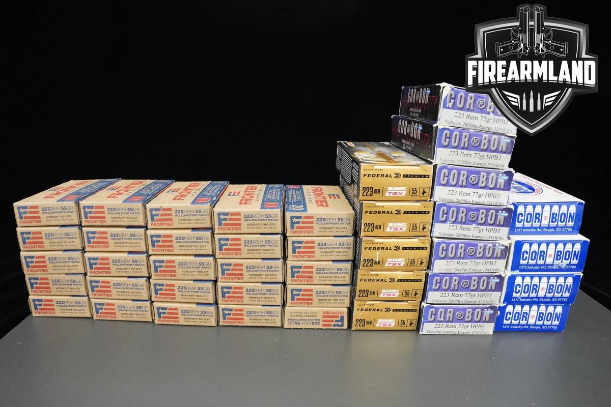223 Rem Ammo 223-Rem Ammunition 820 ROUNDS