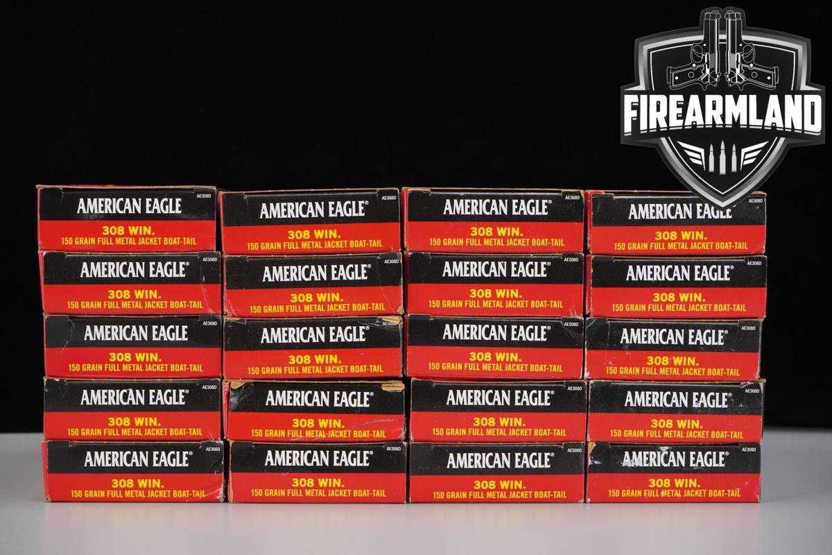 400 RDS! 308 Winchester Ammo 308Win