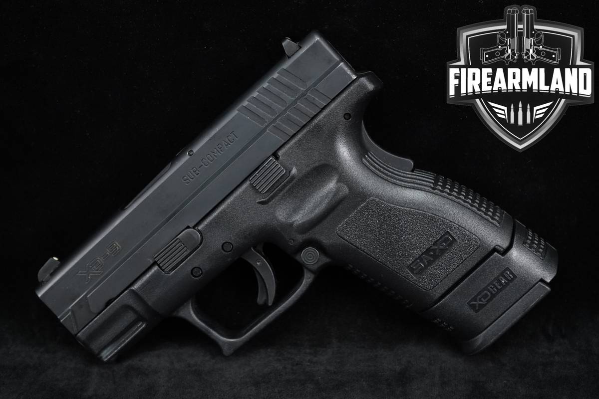 SUB-COMPACT Springfield Armory XD 3" 9-mm Conceal Pistol +2MAGS & ORIG CASE