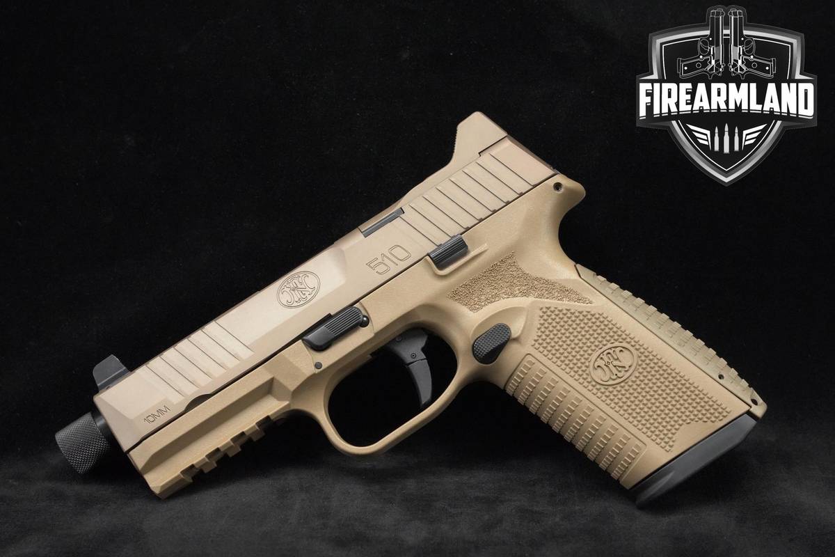 FN Herstal (FNH) Model 510 Tactical 10mm 4.71" Threaded FDE FN 510 FN-510