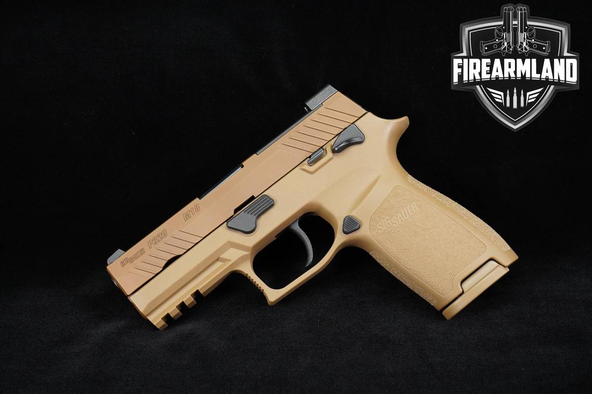Sig Sauer P320-M18 Carry Manual Safety California Compliant M-18 9mm +3MAGS