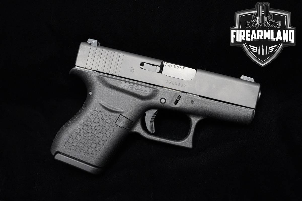 Glock 43 9mm 3.41" Glock G43 +2 MAGS & ORIG CASE