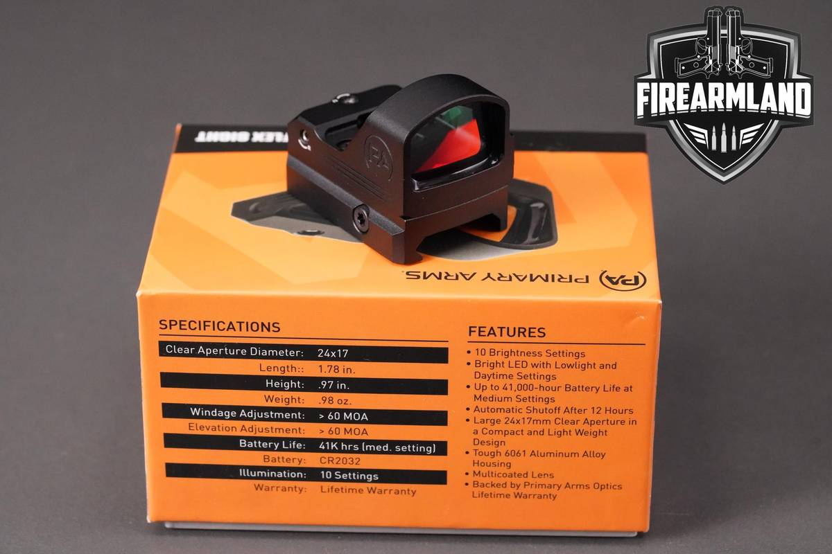 Primary Arms Classic Mini Reflex Sight 3 MOA Red Dot +ORIG BOX